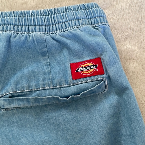 Dickies Light Denim Drawstring Cargo Pants - Picture 8 of 13